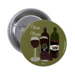 The Vino Vixen - (The Beauty in the Bottle) buttons
