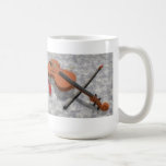 The Violin & The Rose: Custom Coffee Mug