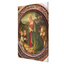 The Virgin Adoring the Christ Child Stretched Canvas Prints