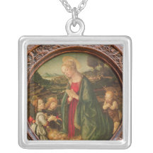 The Virgin Adoring the Christ Child Pendant