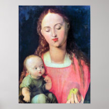 The Virgin and Child by Albrecht Durer Print