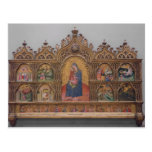 The Virgin and Child with Legendary Scenes Post Cards