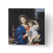 The Virgin of the Grapes, 1640-50 Pin