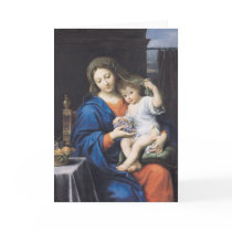 The Virgin of the Grapes, 1640-50 Cards