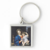 The Virgin of the Grapes, 1640-50 Key Chain