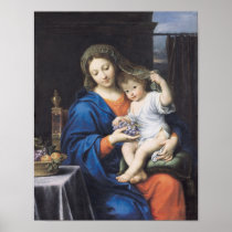The Virgin of the Grapes, 1640-50 Posters