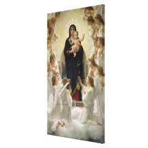 The Virgin with Angels, 1900 Canvas Prints