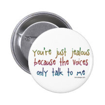 The Voices Pinback Button