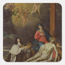The Vow of Louis XIII  King of France and Sticker