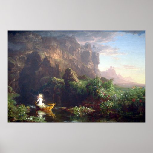 The Voyage of Life - Childhood by Thomas Cole Posters