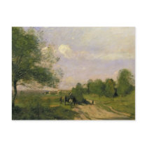The Wagon, Souvenir of Saintry, 1874 Post Card