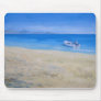 The Waiting Boat Mouse Pad