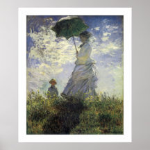 The Walk, Lady with a Parasol Posters