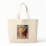 The walk to emmaus tote bags