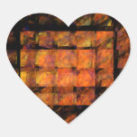 The Wall Abstract Art Heart Sticker
