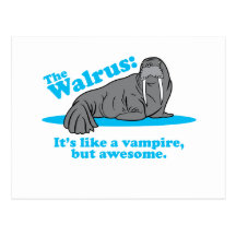 The Walrus Vampire Postcards