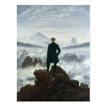 The Wanderer above the Sea of Fog, 1818 Post Cards