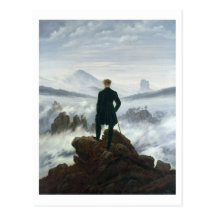 The Wanderer above the Sea of Fog, 1818 Postcard