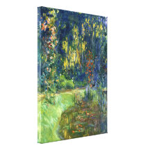 The Water Lily Pond at Giverny - Claude Monet Gallery Wrapped Canvas