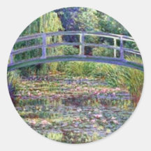 The Water Lily Pond by Claude Monet Stickers