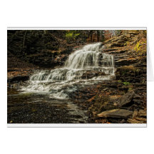 The waterfalls greeting cards