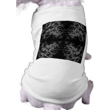 The Way In. Fractal Art. Monochrome Doggie Shirt