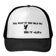 the way it should be, bboy 4life mesh hat
