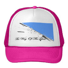 the way of the gun blue road girls trucker hat