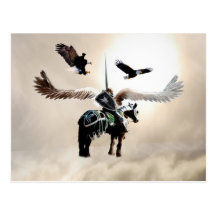 The way of the warrior post cards