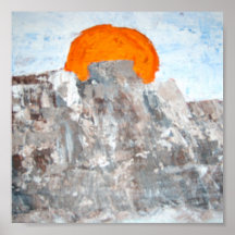 The Weather Beaten Rock Poster
