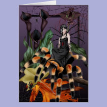 The Weaver - Spider Fairy Greeting Card cards