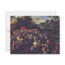 The Wedding Banquet By Bruegel D. Ä. Jan (Best Qua Personalized Announcement