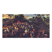 The Wedding Banquet By Bruegel D. Ä. Jan (Best Qua Custom Photo Card
