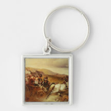 The Wedding Cart Key Chain
