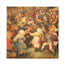 The Wedding Dance - 1566 Fridge Magnets