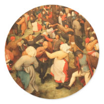 The Wedding Dance - 1566 Round Sticker