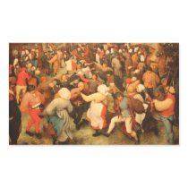 The Wedding Dance - 1566 Rectangular Sticker
