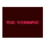 THE WEDDING invitation Post Cards