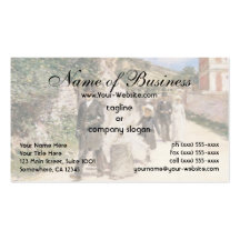The Wedding March by Theodore Robinson Business Card Templates