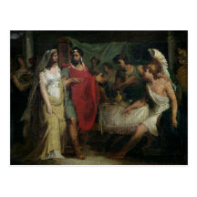 The Wedding of Alexander the Great  and Roxana Post Card