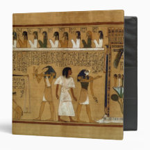 The Weighing of the Heart against Maat's Feather 3 Ring Binders