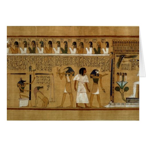 The Weighing of the Heart against Maat's Feather Card