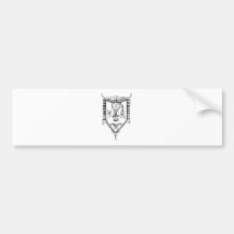 The Weird Beards Crest Bumper Stickers
