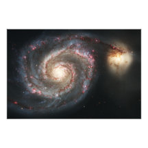 The Whirlpool Galaxy Messier 51a NGC 5194 Photo Print