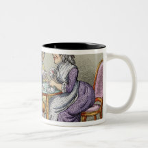 The Whist Party (colour litho) Mug