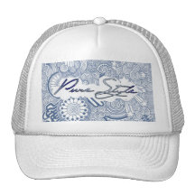 The White and Blue Pure Style Hat