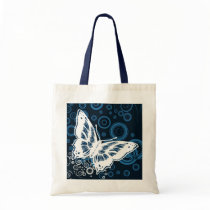 The White Butterfly Canvas Bags