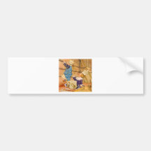 The White King and White Queen Escape the Fire Bumper Sticker