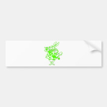 The White Rabbit Bumper Sticker