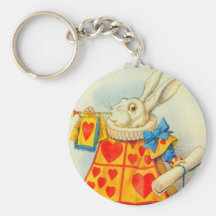 The White Rabbit Full Colour Key Chains